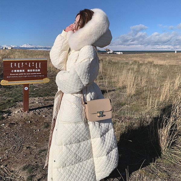 2021 New Winter Big Natural Skin with Hood Women's Jacket 90% White Down Coat Hot Snow Outwear HJKR, Black
2021 New Winter Big Natural Skin with Hood Women's Jacket 90% White Down Coat Hot Snow Outwear HJKR, Black