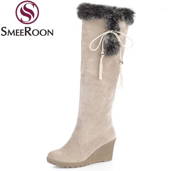 boots smeeroon tassel knee high round toe wedges heels winter quality grind arenaceous snow women's shoes1, Black
boots smeeroon tassel knee high round toe wedges heels winter quality grind arenaceous snow women's shoes1, Black