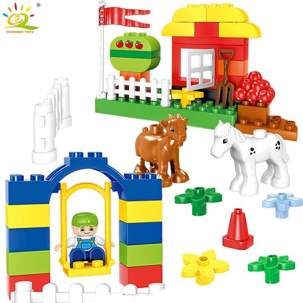 huiqibao 50шт юниоры diy farm animals большой размер строительных блоков совместимые duploed кирпичная baseplate игрушки для детей sqcflf pi
huiqibao 50шт юниоры diy farm animals большой размер строительных блоков совместимые duploed кирпичная baseplate игрушки для детей sqcflf pi