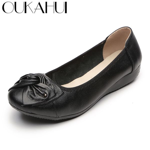 oukahui summer classic ballet flats shoes women genuine leather bowknot soft bottom plus size comfortable ladies leisure shoes 201012, Black
oukahui summer classic ballet flats shoes women genuine leather bowknot soft bottom plus size comfortable ladies leisure shoes 201012, Black