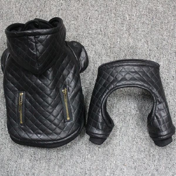 new design leather pet dog clothes winter detachable two -piece set dog coat jacket warm four legs hoodie dog apparel pet clothing
new design leather pet dog clothes winter detachable two -piece set dog coat jacket warm four legs hoodie dog apparel pet clothing