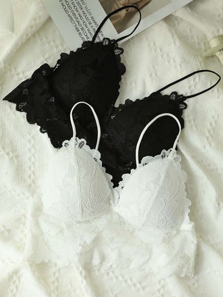 under full lace suspender back vest without steel ring shoulder belt thin underwear women french show small bra, Black;white
under full lace suspender back vest without steel ring shoulder belt thin underwear women french show small bra, Black;white