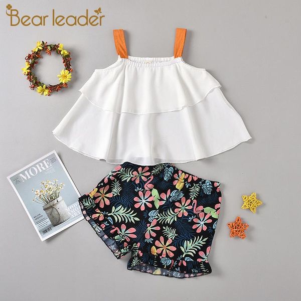 bear leader baby cute clothing sets new summer toddler girls casual outfits vest and floral shorts 2pcs suits children set, White
bear leader baby cute clothing sets new summer toddler girls casual outfits vest and floral shorts 2pcs suits children set, White