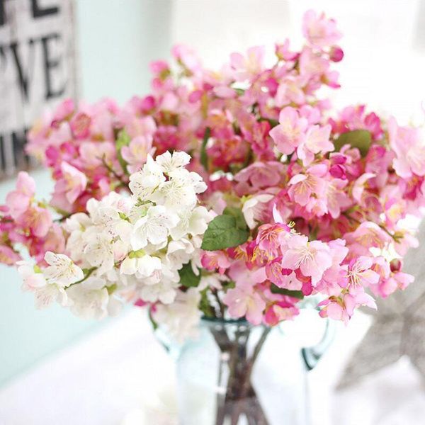 artificial flowers cherry blossom for wedding decoration silk cherry branch for home party decoration fake flower
artificial flowers cherry blossom for wedding decoration silk cherry branch for home party decoration fake flower