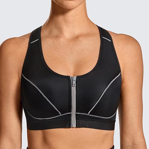 gym clothing women's zipper front high impact sports bra full coverage cross back wire fitness underwear 32 34 36 38 b c d dd e, White;black
gym clothing women's zipper front high impact sports bra full coverage cross back wire fitness underwear 32 34 36 38 b c d dd e, White;black