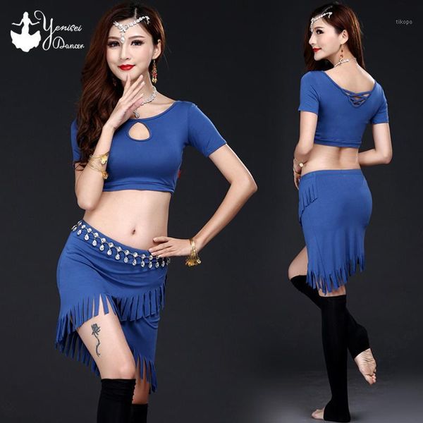 2020 spring new bellydance daily exercise costume modal bra style fashion tassel dancing skirts womens1, Black;red
2020 spring new bellydance daily exercise costume modal bra style fashion tassel dancing skirts womens1, Black;red