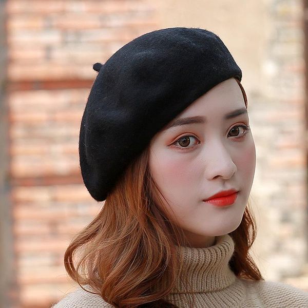 2020 new beret winter hat female painter girl solid color wool autumn and winter hat female beret wool cap ladies felt, Blue;gray
2020 new beret winter hat female painter girl solid color wool autumn and winter hat female beret wool cap ladies felt, Blue;gray
