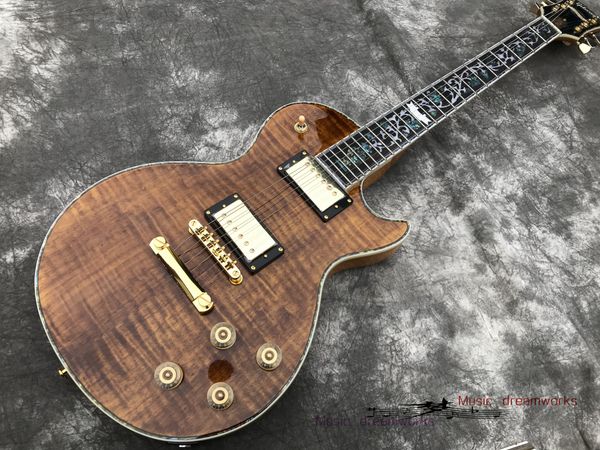 chinese electric guitar flame maple flower inlays mahogany body 6 strings les custom
chinese electric guitar flame maple flower inlays mahogany body 6 strings les custom