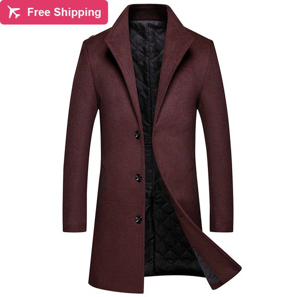 2021 new inverno novo fino meados comprimento coat masculino grosso de jaqueta masculina casaco cnwj, Black;brown
2021 new inverno novo fino meados comprimento coat masculino grosso de jaqueta masculina casaco cnwj, Black;brown