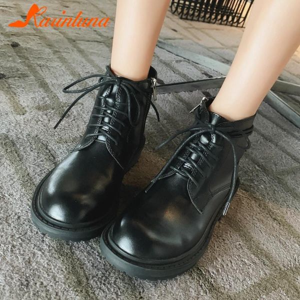 karin high fashion 2020 women shoes classics cross-tied ankle zipper low heels boots, Black
karin high fashion 2020 women shoes classics cross-tied ankle zipper low heels boots, Black