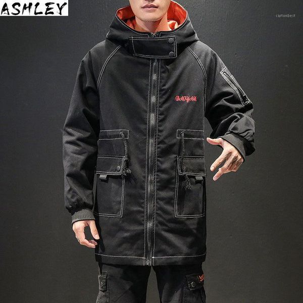 men's trench coats autumn mens hooded coat fashion long overcoat casual solid outwear windbreakers black army green1, Tan;black
men's trench coats autumn mens hooded coat fashion long overcoat casual solid outwear windbreakers black army green1, Tan;black
