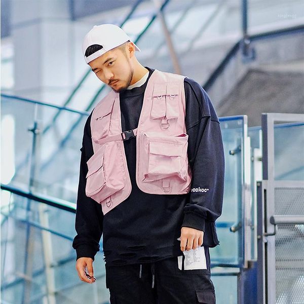 multiple pockets cargo vest hip hop vest men dad core sleeveless jacket women men's streetwear1, Black;white
multiple pockets cargo vest hip hop vest men dad core sleeveless jacket women men's streetwear1, Black;white