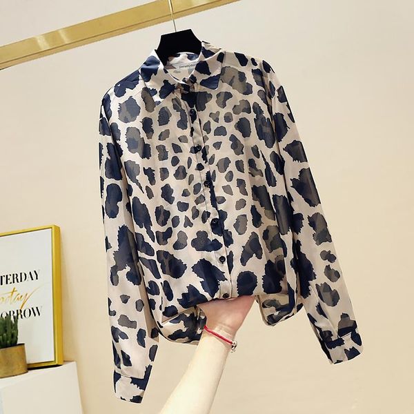 nancylim women's leopard print blouse summer autumn shirt ladies leisure casual all-match loose chiffon blouses shirts, White
nancylim women's leopard print blouse summer autumn shirt ladies leisure casual all-match loose chiffon blouses shirts, White