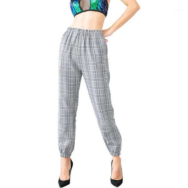 plaid print pants women grey casual capris high waist spring summer harem pants trousers for female ladies1, Black;white
plaid print pants women grey casual capris high waist spring summer harem pants trousers for female ladies1, Black;white