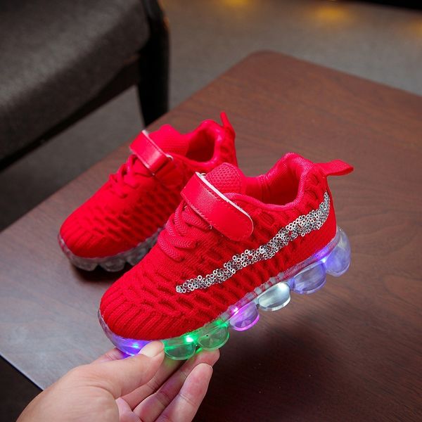 childrenkid bling for girls boys children kids led luminous sport run sneakers casual shoes, Black
childrenkid bling for girls boys children kids led luminous sport run sneakers casual shoes, Black