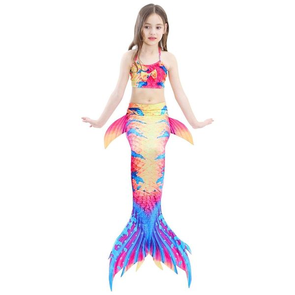 3 pcs sets children swimming mermaid tails bikini cosplay mermaid swimwear size 120, White;black
3 pcs sets children swimming mermaid tails bikini cosplay mermaid swimwear size 120, White;black