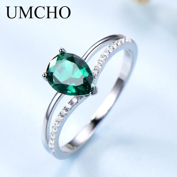 umcho real 925 sterling silver created nano emerald water drop rings high grade elegant jewelry for mother's gifts fine jewelry, Golden;silver
umcho real 925 sterling silver created nano emerald water drop rings high grade elegant jewelry for mother's gifts fine jewelry, Golden;silver