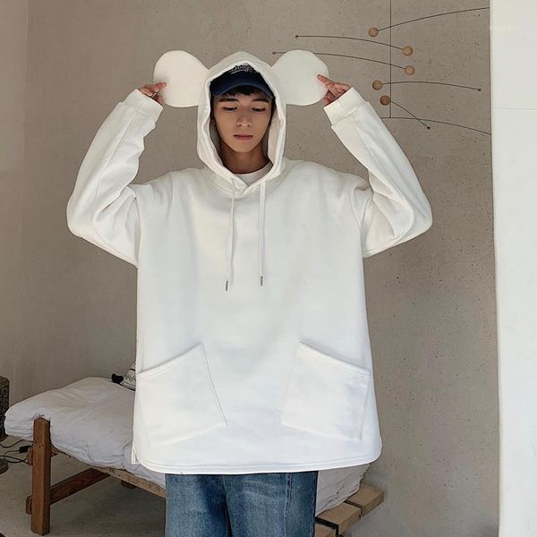 2019 autumn and winter thick japanese version of the european and american style loose ear hooded pullover harajuku1, Black
2019 autumn and winter thick japanese version of the european and american style loose ear hooded pullover harajuku1, Black