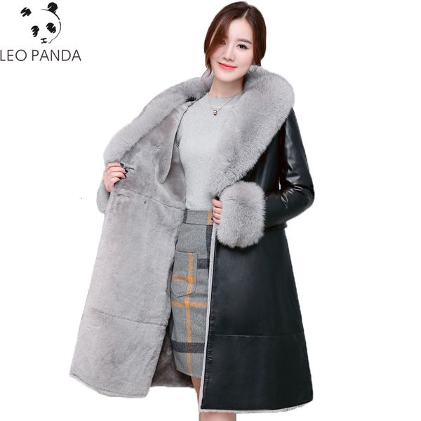 winter new women ladies long sleeve thicken warm turn-down collar casual real sheepskin coats female real leather coat cy344, Black
winter new women ladies long sleeve thicken warm turn-down collar casual real sheepskin coats female real leather coat cy344, Black