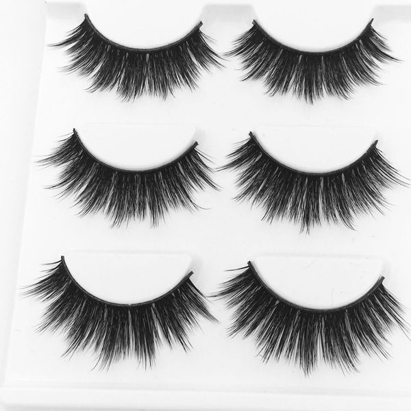 3 pairs handmade fake lashes makeup false eyelashes 3d mink lashes thick crossing 3d mink strip eyelashes ing
3 pairs handmade fake lashes makeup false eyelashes 3d mink lashes thick crossing 3d mink strip eyelashes ing