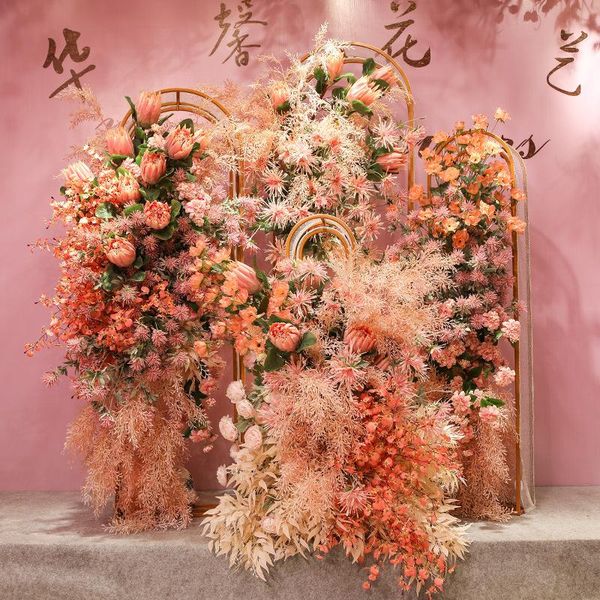 wedding artificial flower pink wedding decoration lu yin hua theme artificial flower arch ceiling decorative
wedding artificial flower pink wedding decoration lu yin hua theme artificial flower arch ceiling decorative