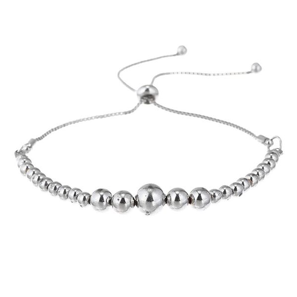 Boosbiy Silver Plated Classic Round Beads Bracelet DIY Adjustable Link Chain Bracelets For Women Fashion Jewelry Gift, Golden;silver
Boosbiy Silver Plated Classic Round Beads Bracelet DIY Adjustable Link Chain Bracelets For Women Fashion Jewelry Gift, Golden;silver