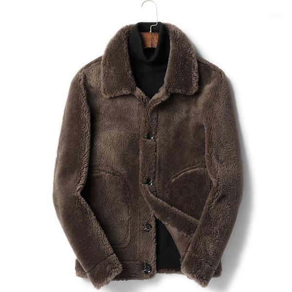 2020 real fur coat men wool jacket autumn winter sheep shearing coats and jackets two side wear f-dh-80810 yy1351, Black
2020 real fur coat men wool jacket autumn winter sheep shearing coats and jackets two side wear f-dh-80810 yy1351, Black