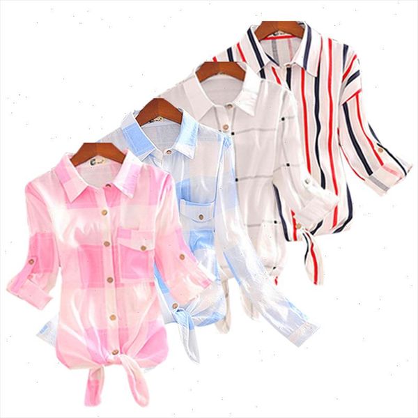 cotton 100% women short 3 4 long sleeve blouse summer autumn shirts plaid tunic female harajuku ladies, White
cotton 100% women short 3 4 long sleeve blouse summer autumn shirts plaid tunic female harajuku ladies, White