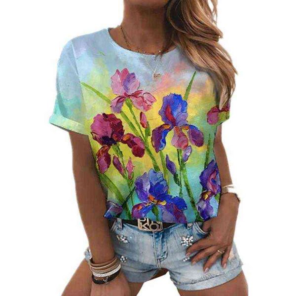 women's t-shirt colorized 2022 pullover round neck abstract painting style printed street trendsetter short sleeve multicolor loose t-s, White
women's t-shirt colorized 2022 pullover round neck abstract painting style printed street trendsetter short sleeve multicolor loose t-s, White