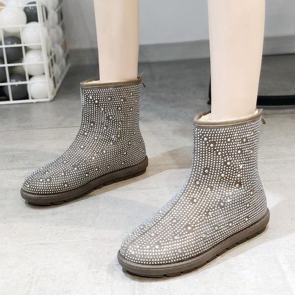 woman casual flat ankle boots black dropshipping luxury rhinestones warm snow boots women back zipper thick plush winter shoes
woman casual flat ankle boots black dropshipping luxury rhinestones warm snow boots women back zipper thick plush winter shoes