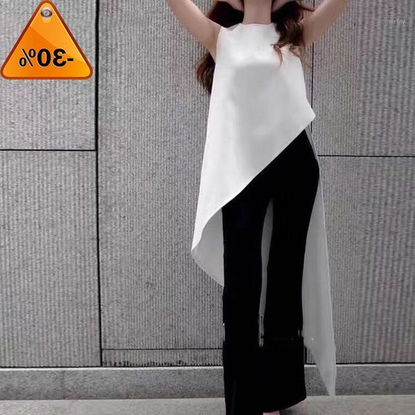 for chiffon shirt women sleeveless asymmetrical large size dovetail shirts female 2020 summer fashion clothing1, White
for chiffon shirt women sleeveless asymmetrical large size dovetail shirts female 2020 summer fashion clothing1, White