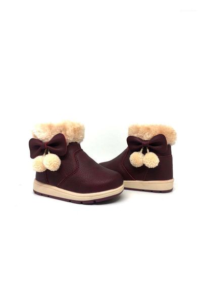 athletic & outdoor male girl inside furry boots 10201, Black