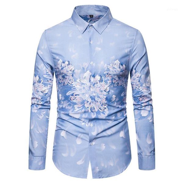men's casual shirts fashion blue flower men's shirt long sleeve party dress for men blouse floral slim spring autumn sky blue1, White;black
men's casual shirts fashion blue flower men's shirt long sleeve party dress for men blouse floral slim spring autumn sky blue1, White;black