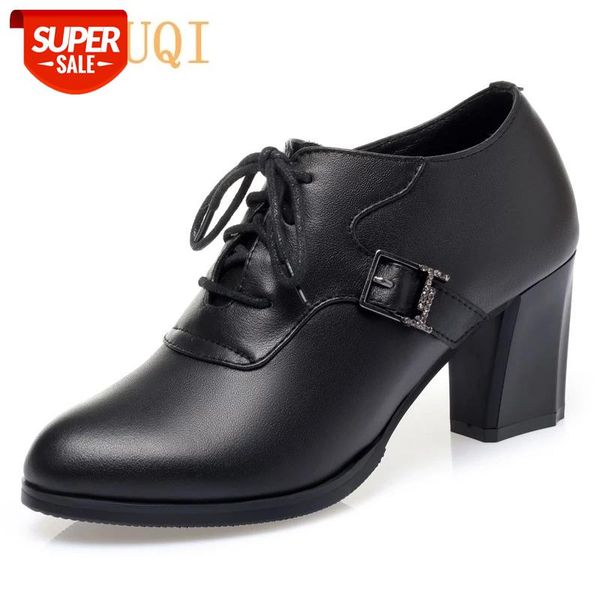 women shoes high heels 2021 new spring genuine leather business formal wear ladies shoes lace-up women office #r40w
women shoes high heels 2021 new spring genuine leather business formal wear ladies shoes lace-up women office #r40w
