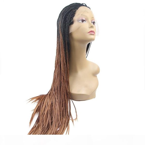 african american braided wigs with baby hair glueless braids twist brown ombre dark roots synthetic lace front wig for black women
african american braided wigs with baby hair glueless braids twist brown ombre dark roots synthetic lace front wig for black women