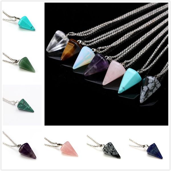 wonderful artificial crystal conical pendant necklace charm alloy chain jewelry lovely gifts ing, Silver
wonderful artificial crystal conical pendant necklace charm alloy chain jewelry lovely gifts ing, Silver