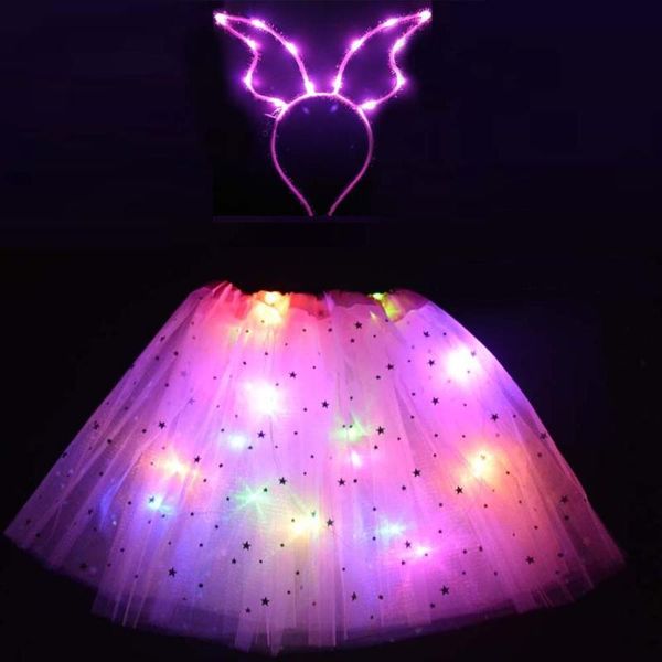 party decoration child neon led clothes light star tutu skirt ear hairband glow angel costume birthday gift wedding christmas
party decoration child neon led clothes light star tutu skirt ear hairband glow angel costume birthday gift wedding christmas