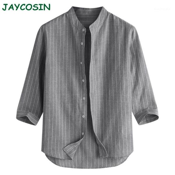 men's casual shirts jaycosin men clothes 2021 striped print slim fit shirt fashion short sleeve button blouse homme spring summer a81, White;black
men's casual shirts jaycosin men clothes 2021 striped print slim fit shirt fashion short sleeve button blouse homme spring summer a81, White;black