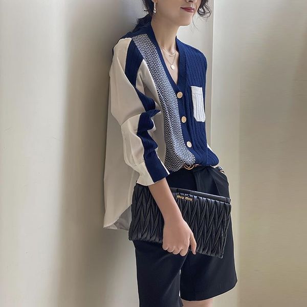 2020 autumn new loose thin splicing long sleeve irregular color matching knitted cardigan 2020 autumn new coat coatloose thin splicing long, White;black
2020 autumn new loose thin splicing long sleeve irregular color matching knitted cardigan 2020 autumn new coat coatloose thin splicing long, White;black