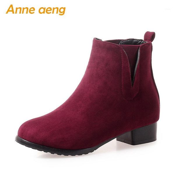 2020 new winter women ankle boots middle heels round toe slip-on ladies snow boots wine red women shoes plus size 33-461, Black
2020 new winter women ankle boots middle heels round toe slip-on ladies snow boots wine red women shoes plus size 33-461, Black