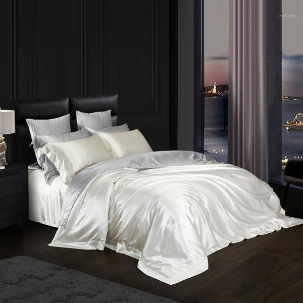 bedding sets svetanya white solid luxury satin natural 100% mulberry silk king size duvet cover set sheets bedlinen1
bedding sets svetanya white solid luxury satin natural 100% mulberry silk king size duvet cover set sheets bedlinen1