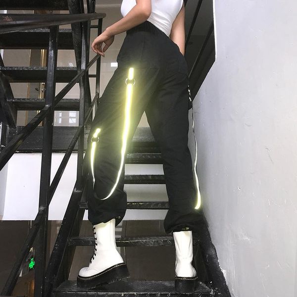women's pants & capris 2021 metal wide leg gothic sweatpants punk korean style trousers female joggers harajuku breeches, Black;white
women's pants & capris 2021 metal wide leg gothic sweatpants punk korean style trousers female joggers harajuku breeches, Black;white