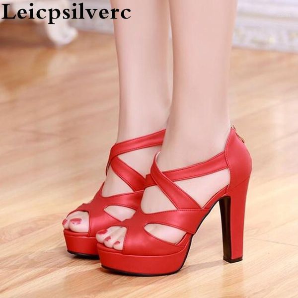 dress shoes summer red high heel women sandals with coarse fish mouth bag and zipper waterproof table european american black sandals1
dress shoes summer red high heel women sandals with coarse fish mouth bag and zipper waterproof table european american black sandals1