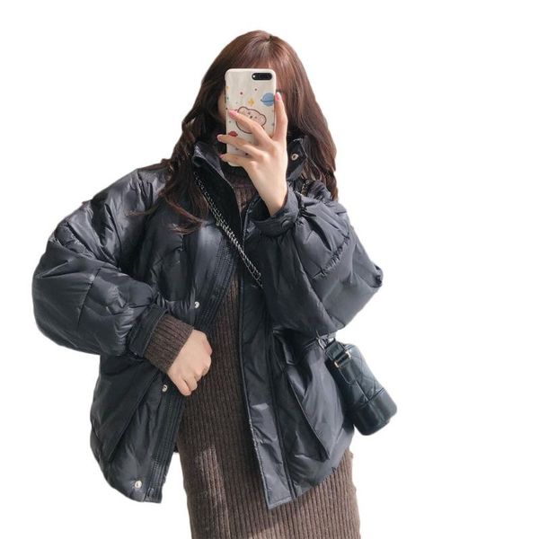 women's down & parkas winter lightweight jacket women short coat 2021 korean loose fashion outwear duck ns2095, Black
women's down & parkas winter lightweight jacket women short coat 2021 korean loose fashion outwear duck ns2095, Black