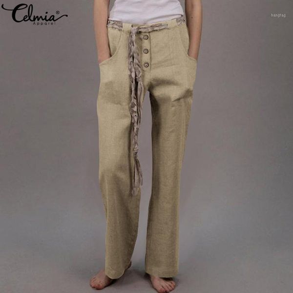 celmia 2020 fashion women high waist harem pants women buttons elastic waist casual trousers loose vintage cotton pantalon femme1, Black;white
celmia 2020 fashion women high waist harem pants women buttons elastic waist casual trousers loose vintage cotton pantalon femme1, Black;white