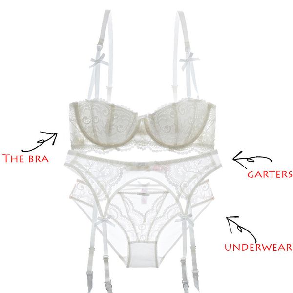 shaonvmeiwu lace 1/2 cup lingerie bra set seduces 4 pieces with stockings and stockings y200708, Red;black
shaonvmeiwu lace 1/2 cup lingerie bra set seduces 4 pieces with stockings and stockings y200708, Red;black