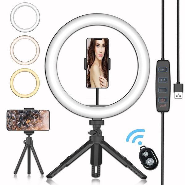 10 inch led ring light usb 3 color temperature with ball head phone holder for makeup live streaming selfie pgraphy vlogging
10 inch led ring light usb 3 color temperature with ball head phone holder for makeup live streaming selfie pgraphy vlogging
