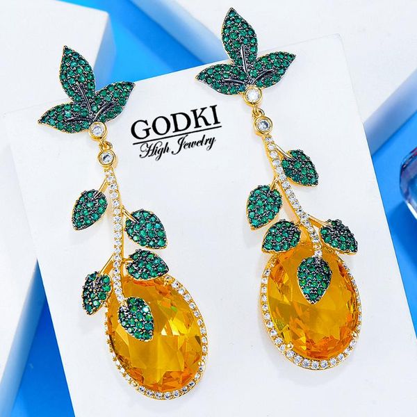 dangle & chandelier godki big fashion luxury multicolor leaf earrings for women wedding bridal boucle d'oreille femme 2021, Silver
dangle & chandelier godki big fashion luxury multicolor leaf earrings for women wedding bridal boucle d'oreille femme 2021, Silver