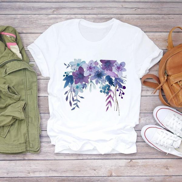 women watercolor flower print floral fashion 90s clothing summer shirt t-shirts t graphic female ladies womens tee t-shirt, White
women watercolor flower print floral fashion 90s clothing summer shirt t-shirts t graphic female ladies womens tee t-shirt, White