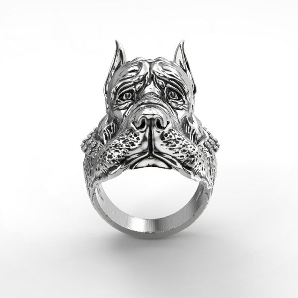 band rings fashion stainless steel doberman dog animal ring for men fine jewelry, Silver
band rings fashion stainless steel doberman dog animal ring for men fine jewelry, Silver